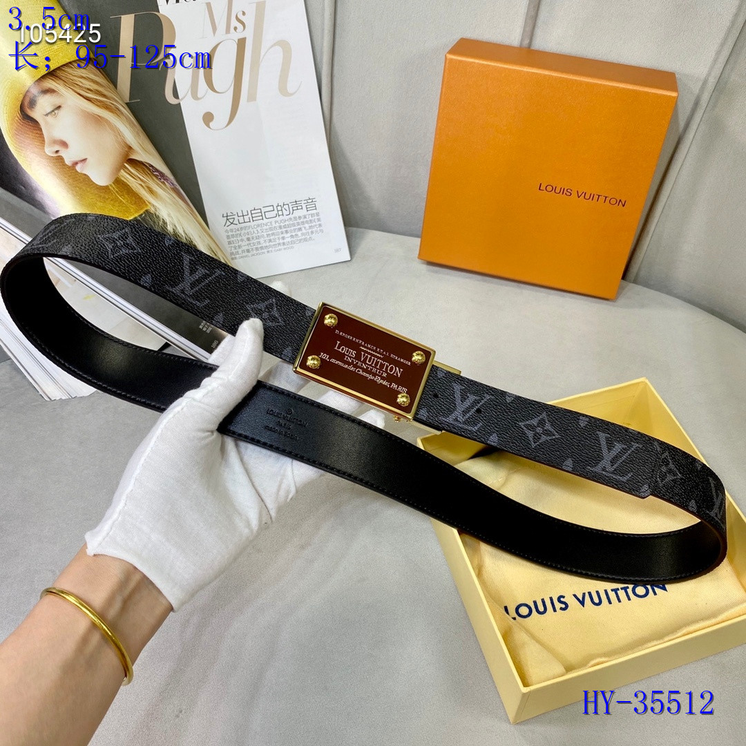 LV Belts 3.5 cm Width 057